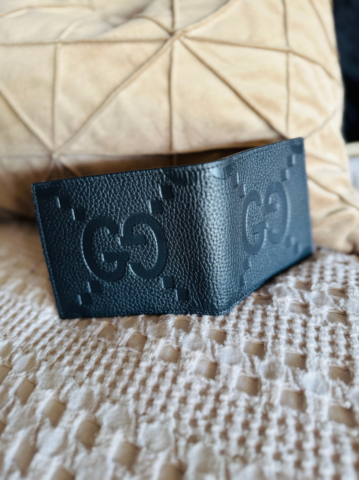 Authentic jumbo G G wallet