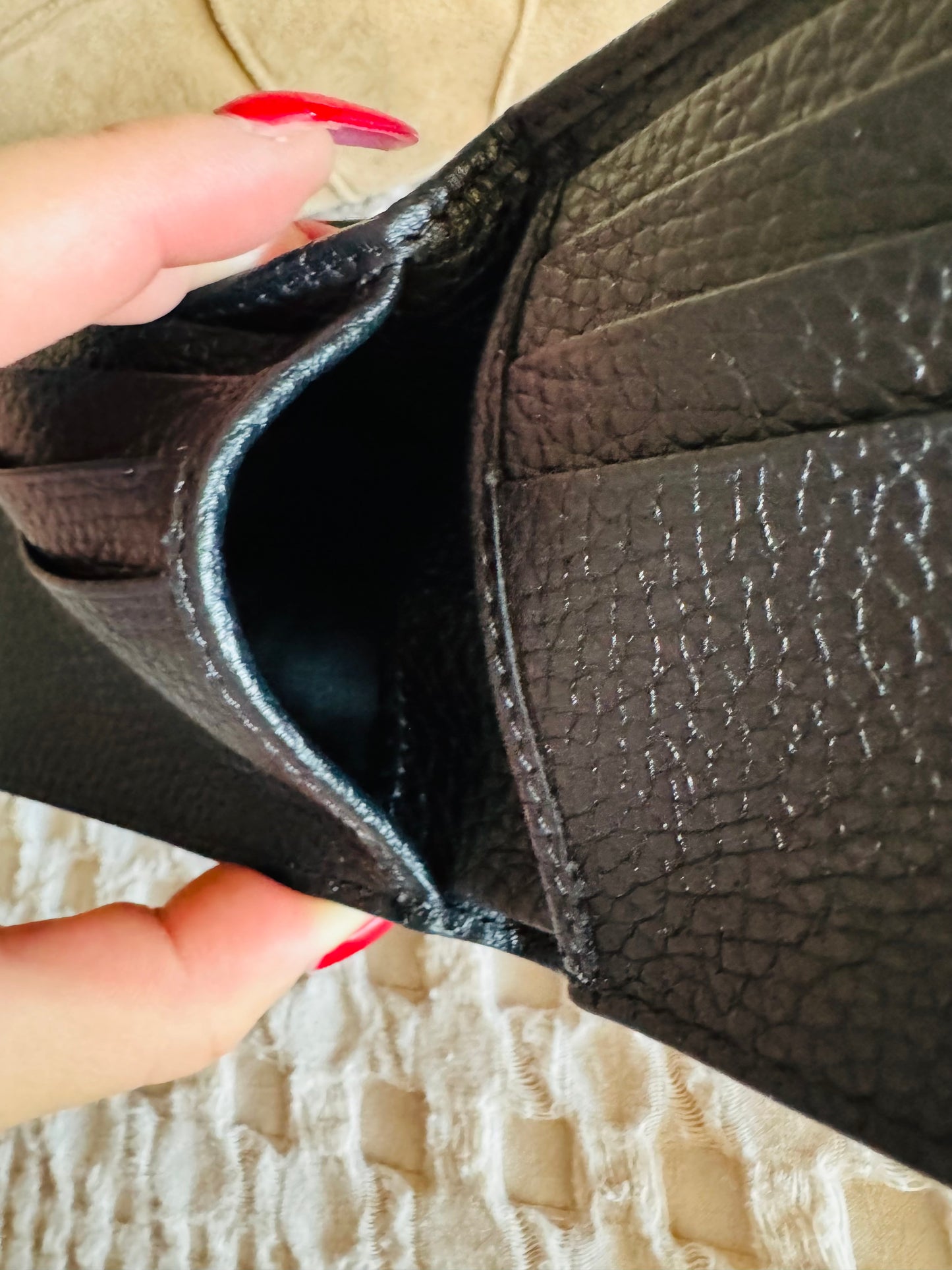 Authentic jumbo G G wallet