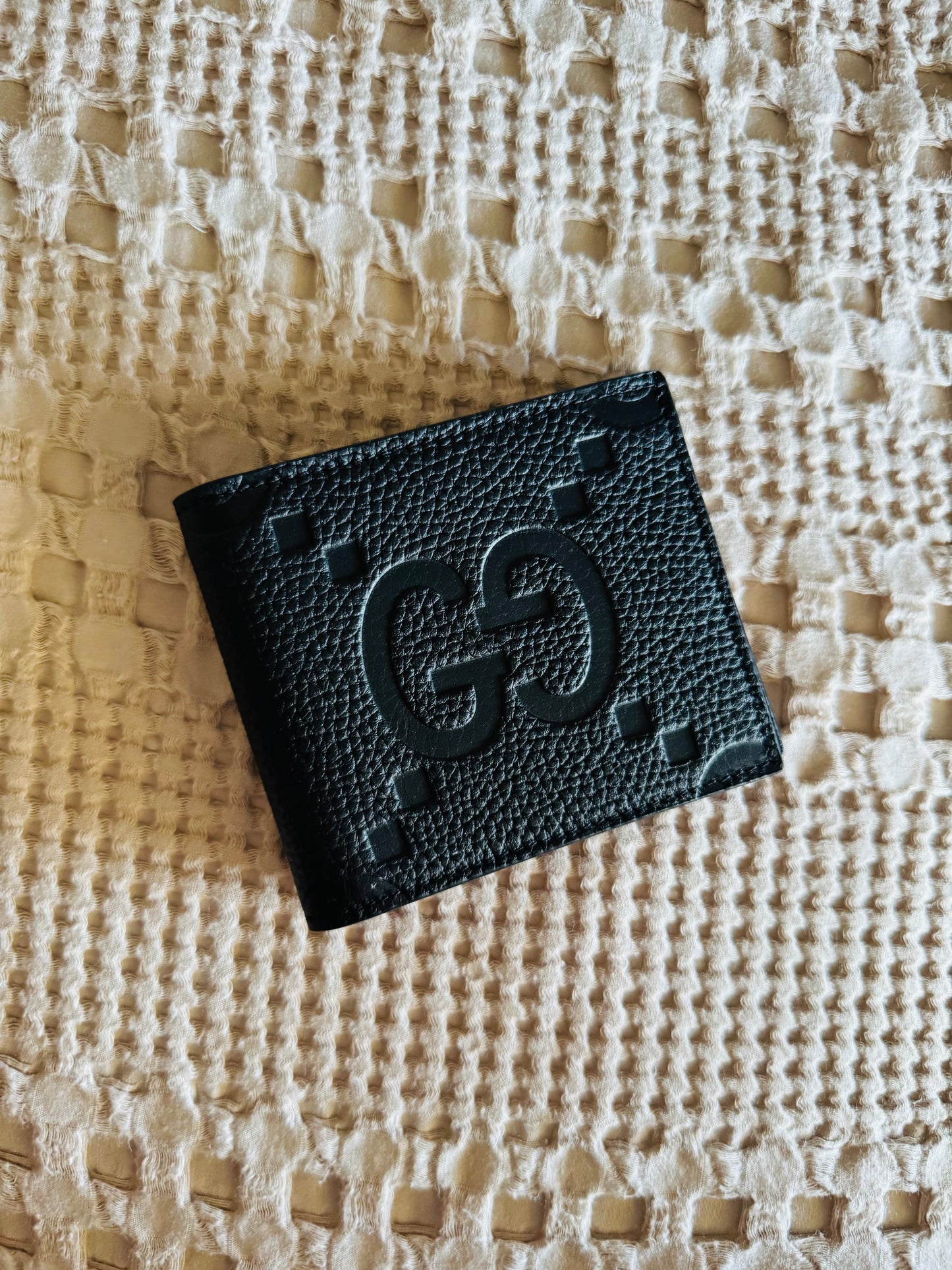Authentic jumbo G G wallet