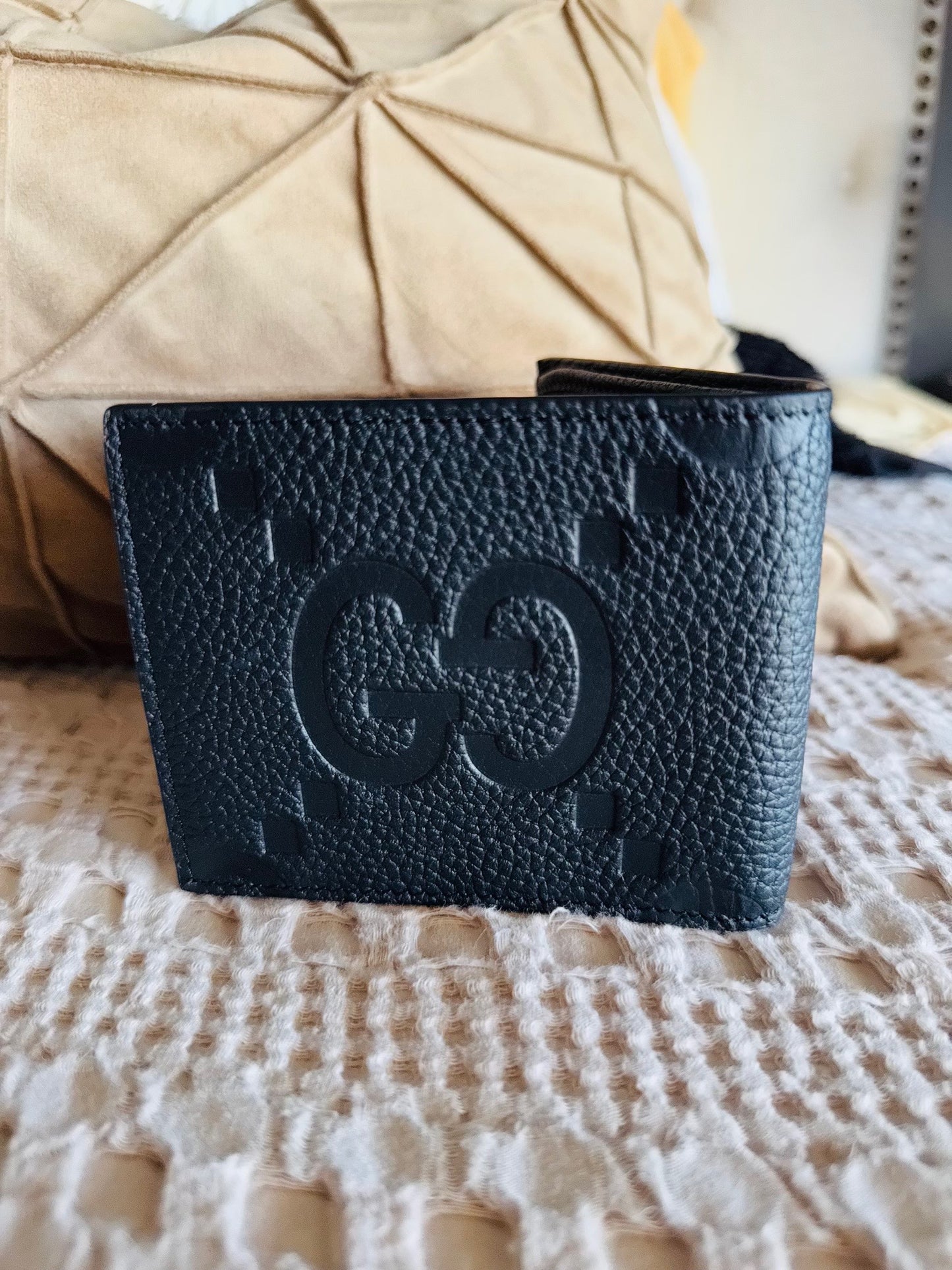 Authentic jumbo G G wallet