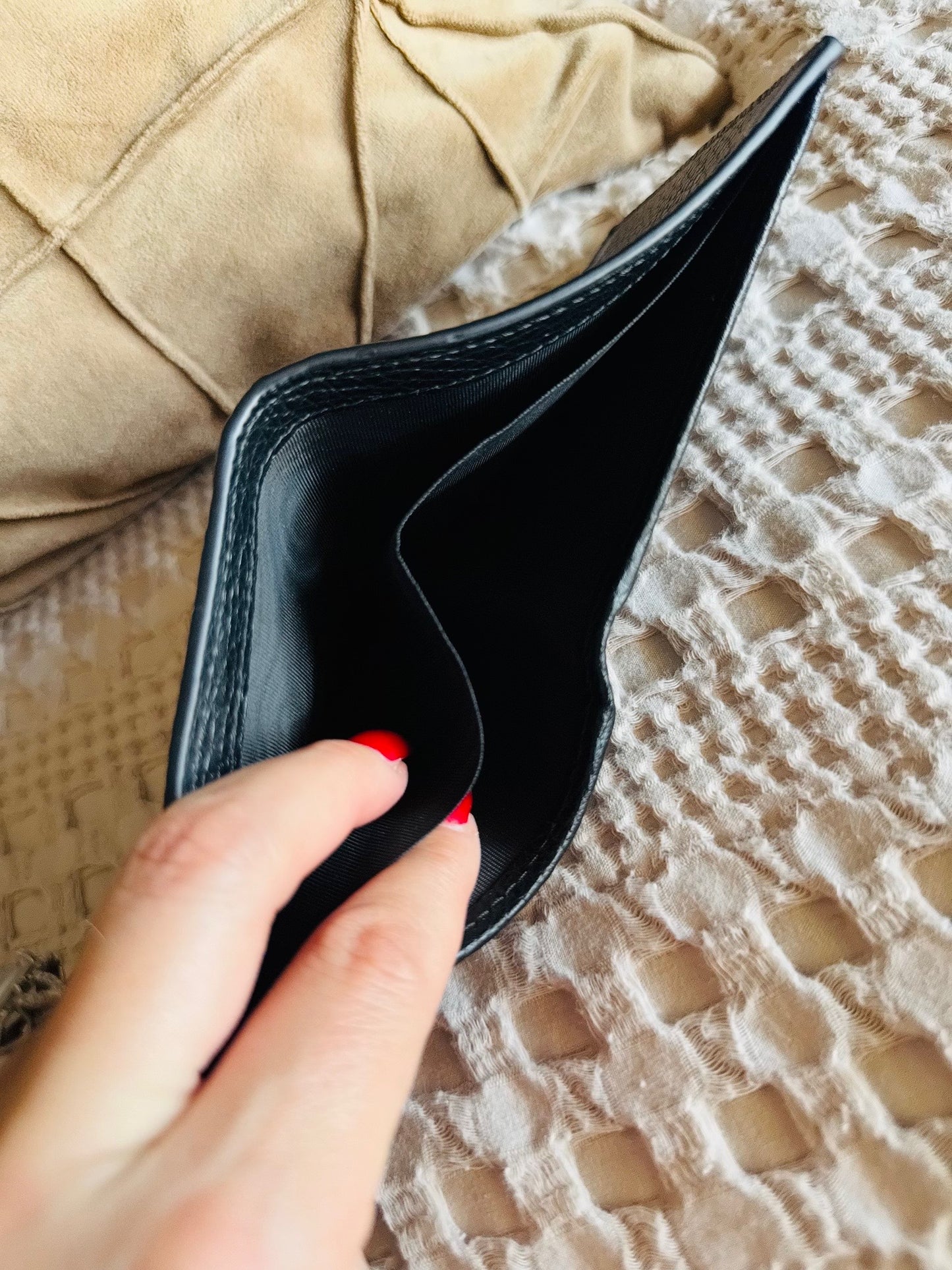 Authentic jumbo G G wallet