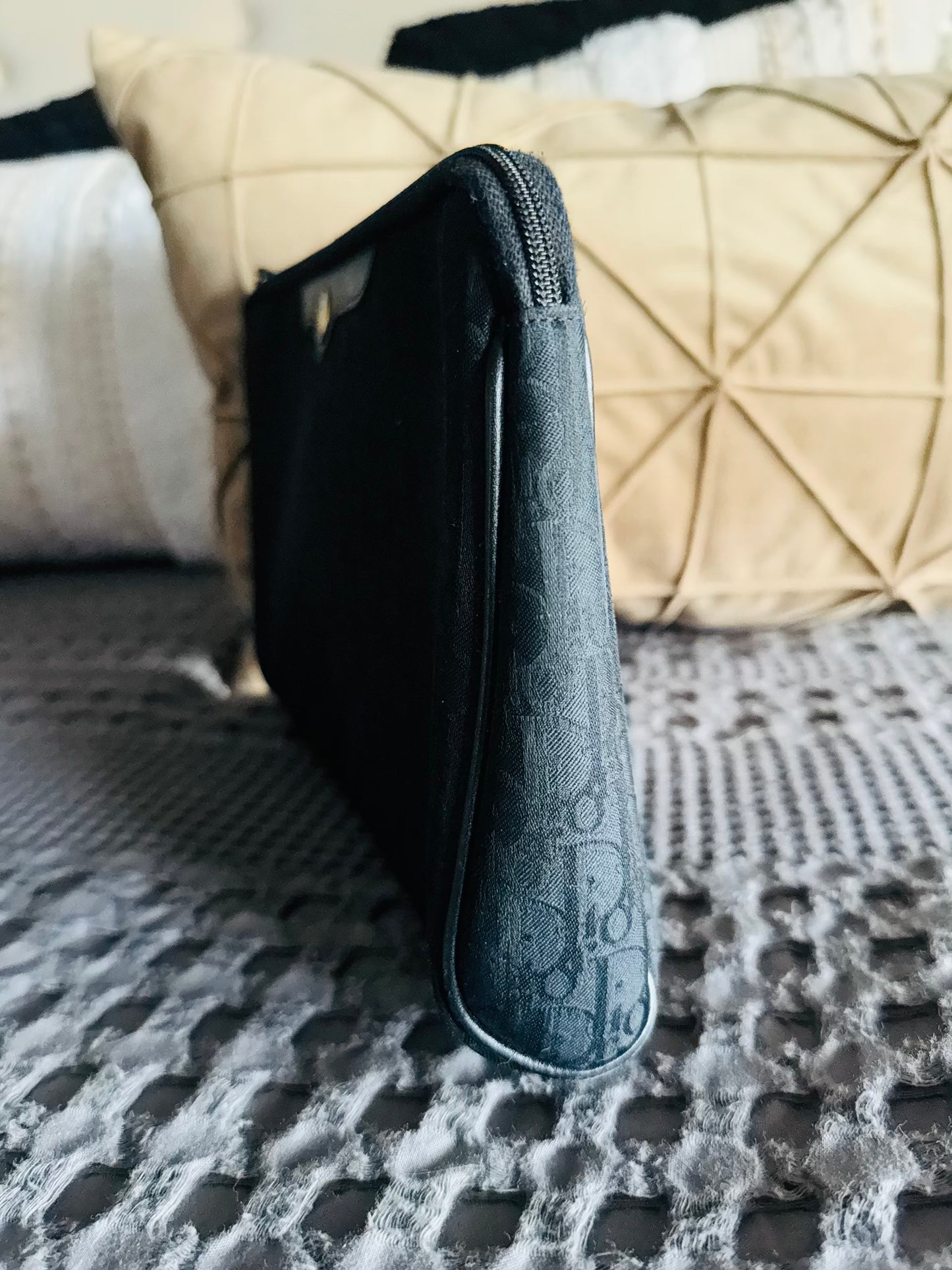 Authentic black Dior clutch