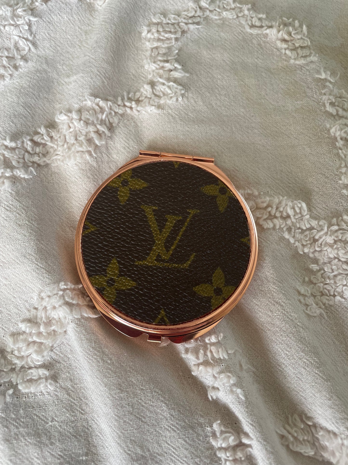 LV Rose Gold compact mirror